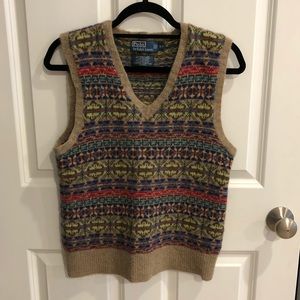 Vintage style Polo Ralph Lauren sweater vest